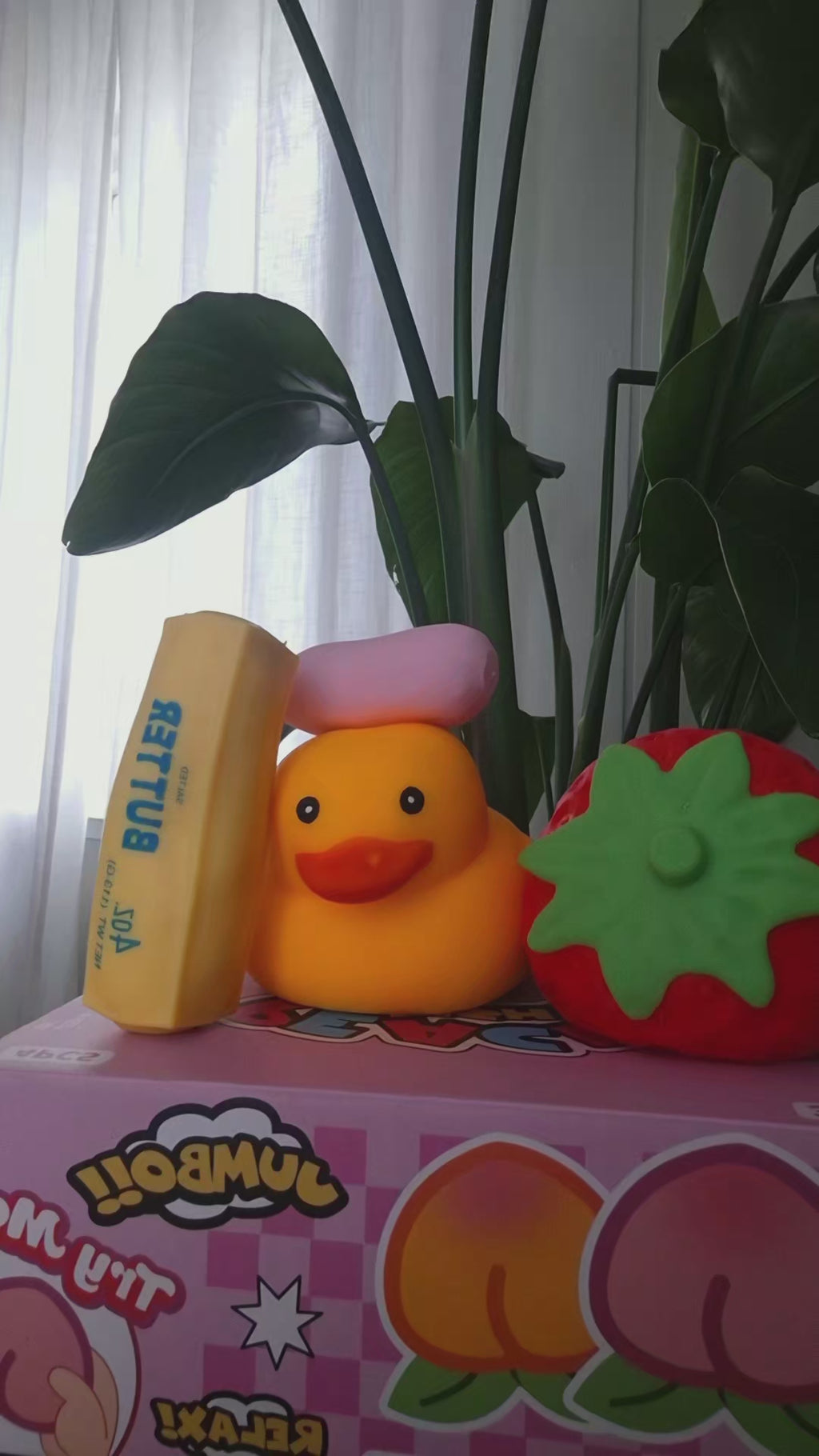 Butter Stick Squishy Leketøy – Crunchy Slow Rising, ASMR