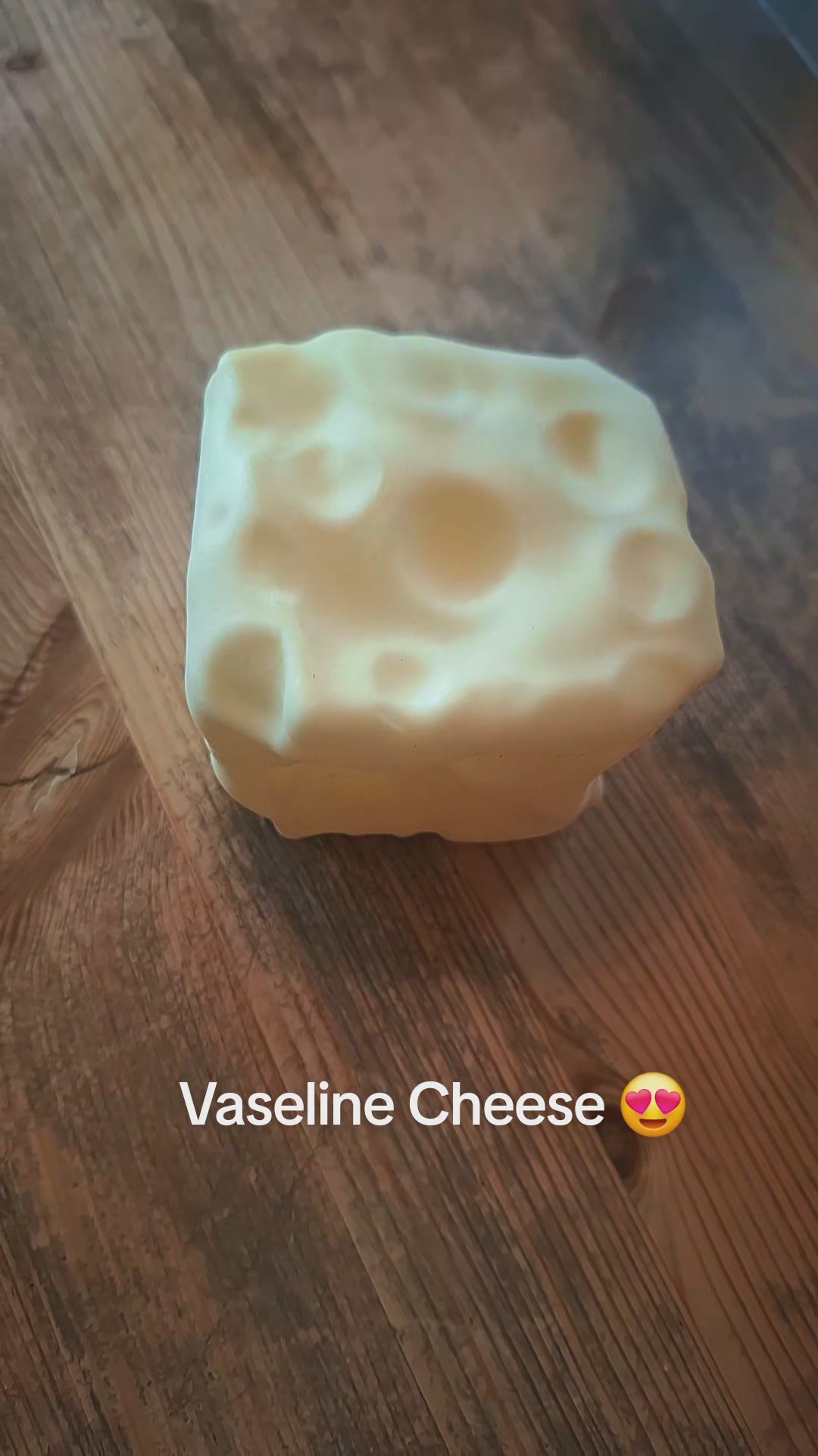Vaseline sticky Cheese Squishy – Vaseline Gel Sensorisk Leke, Fidget Toy